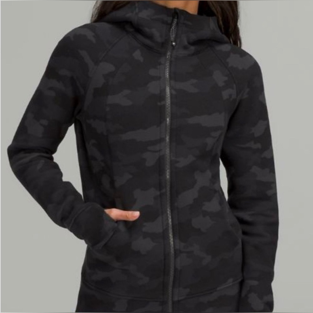 LULULEMON Camo Scuba Full-Zip Hoodie